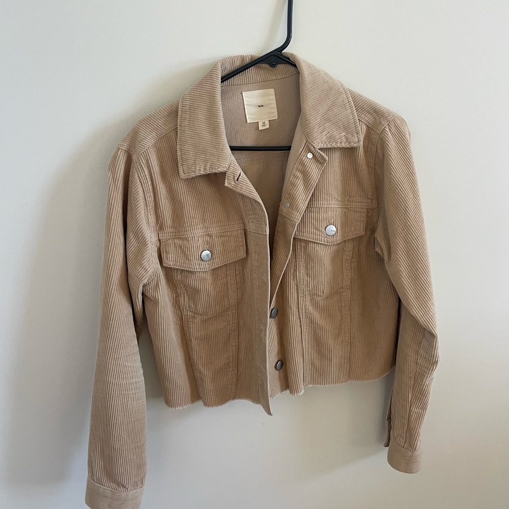 Tan Corduroy Jacket